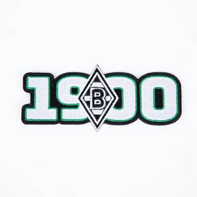 VfL Borussia Mönchengladbach BMG Aufnäher "Borussia" schwarz weiß grün von Borussia Mönchengladbach